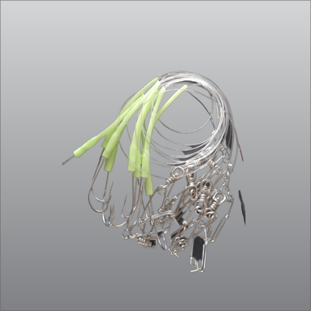 10 stk linekrok 7/0 med klips